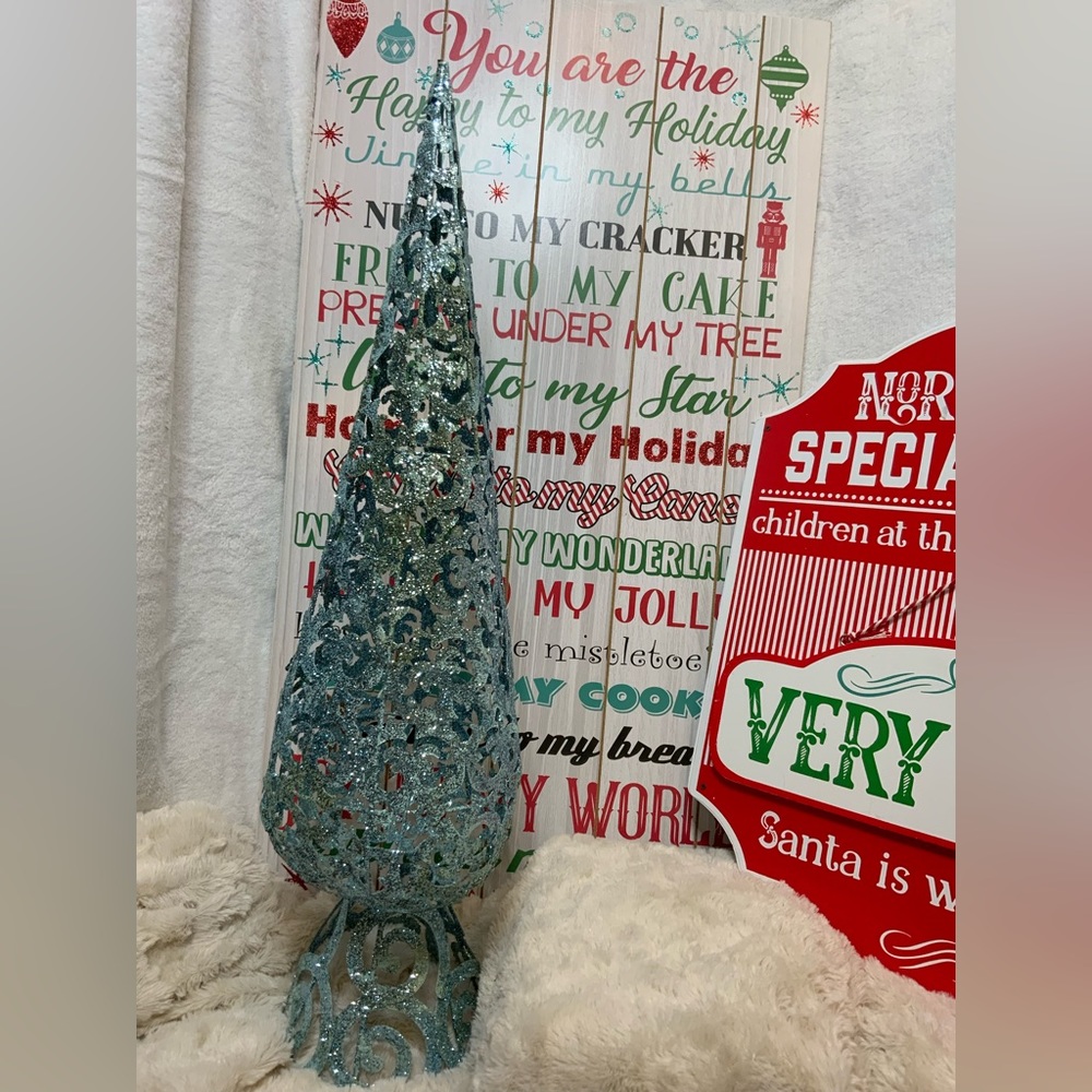 Holiday Christmas Tree 23” Ice Blue color